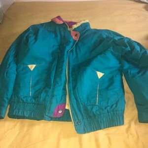 Vibrant Vintage puffer jacket